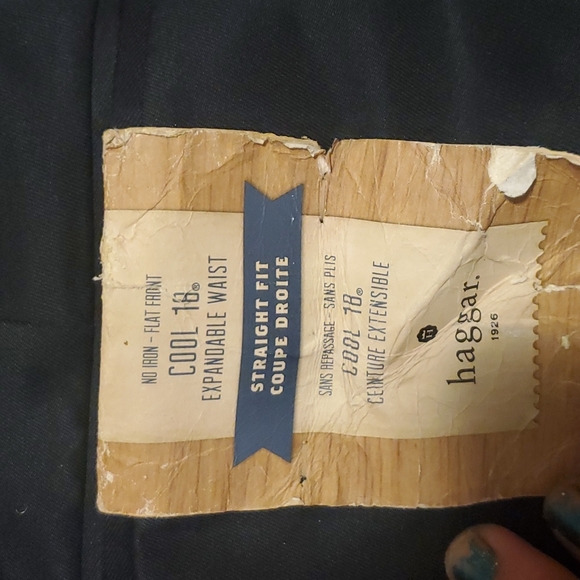 🛍BOGO Men's Straight fit Trousers 42 x 30 by Haggar 1926 - Picture 5 of 10